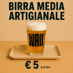 Birra media 0,4 L artigianale