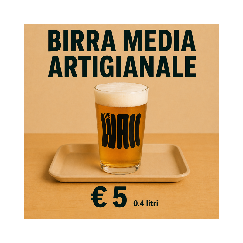 Birra media 0,4 L artigianale