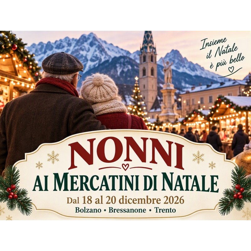 Nonni/adulti ai mercatini di Natale (Camera singola)