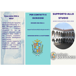 SUPPORTO ALLO STUDIO - Pacchetto di 20 lezioni