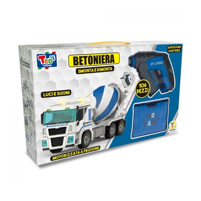 Camion betoniera smonta e rimonta