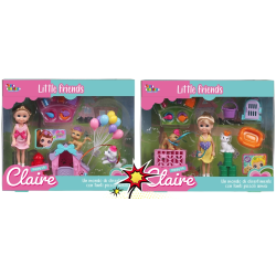 Claire party con i cuccioli