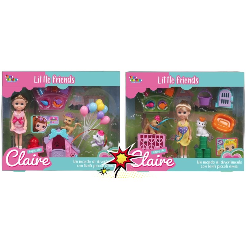 Claire party con i cuccioli