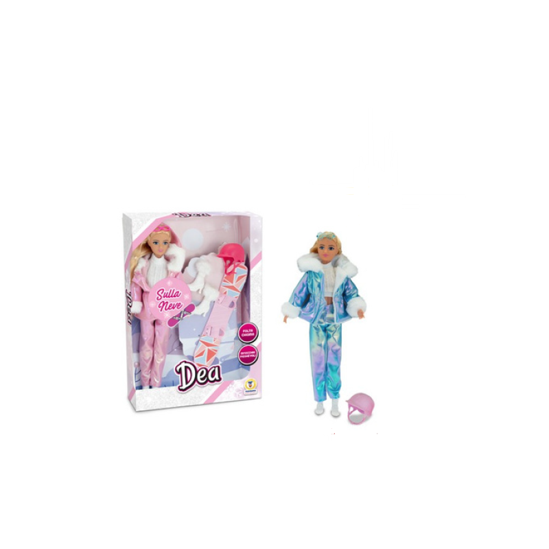 Bambola con lo snowboard