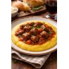 Polenta e spezzatino di vitello