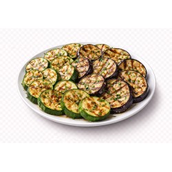 Piatto di verdure grigliate (zucchine - melanzane)