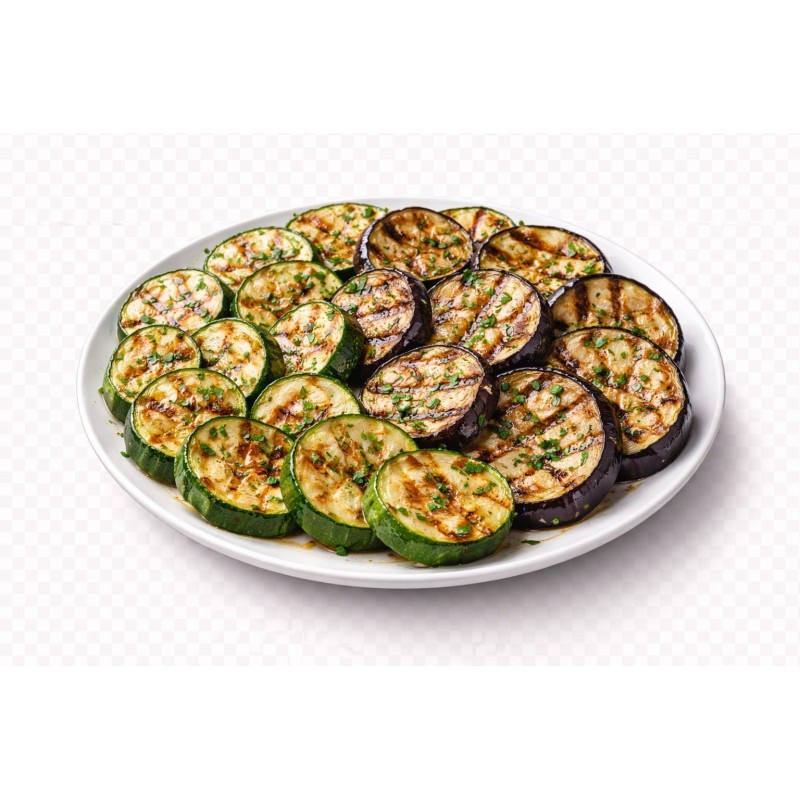 Piatto di verdure grigliate (zucchine - melanzane)
