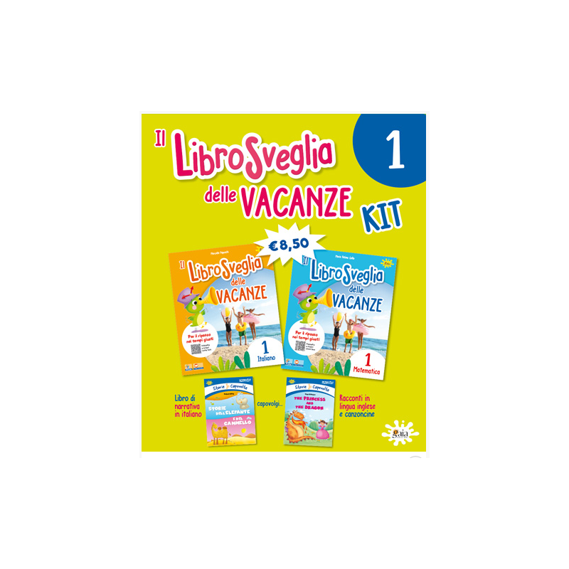 IL LIBRO SVEGLIA DELLE VACANZE KIT 1 ITALIANO E MATEMATICA